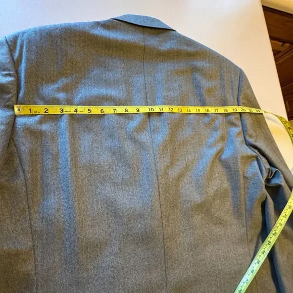 Lauren Ralph Lauren Classic Sport Coat Mens Sz 50R Gray Herringbone - Picture 14 of 15